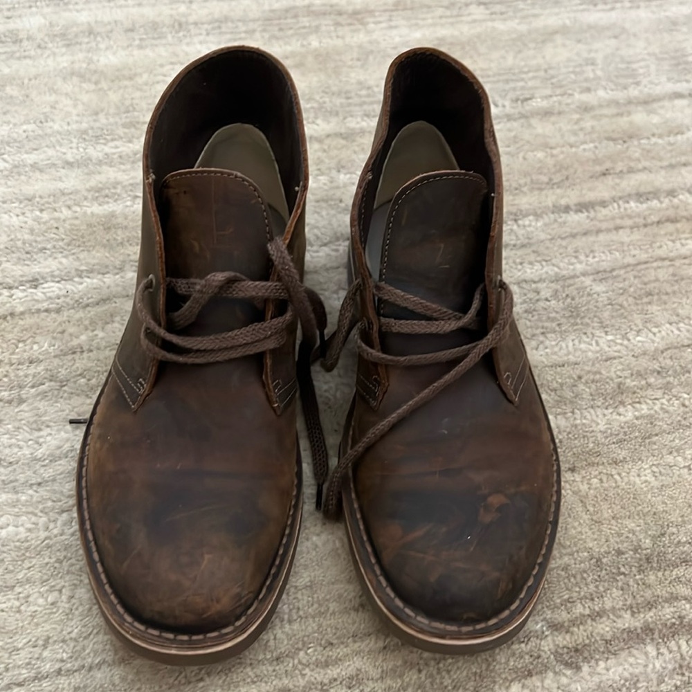 Clarks Men's Brown Leather Boots